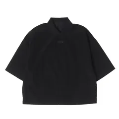 FEAR OF GOD フィアオブゴッド ポロシャツ ブラック 黒 サイズ:S  FOG ESSENTIALS オーバーサイズ リップストップナイロン ポロシャツ (Ripstop Nylon Polo) トップス エッセンシャルズ【メンズ】【中古】のサムネイル
