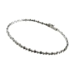 TASAKI タサキ K18WG ホワイトゴールド ブレスレット ダイヤモンド0.72ct 9.5g 18.5cm レディース 中古のサムネイル