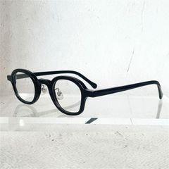 限定生産品✨太フレームスクエア型銘品 SHIBAMATA 良品 黒ブチ 眼鏡