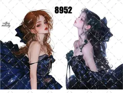 original sticker no.8952 // 人物ステッカー オリジナルステッカー オリジナル人物ステッカー ステッカー 装飾ステッカー cotton melodyのサムネイル