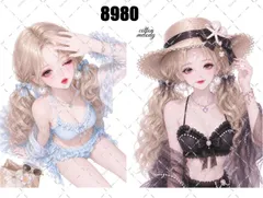 original sticker no.8980 // 人物ステッカー オリジナルステッカー オリジナル人物ステッカー ステッカー 装飾ステッカー cotton melodyのサムネイル