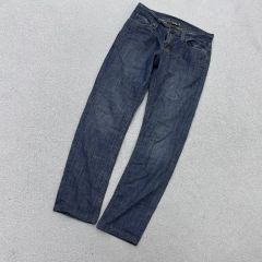 Levis【14】リーバイス ストレート ジーンズ 無地 ブルー 綿 デニム