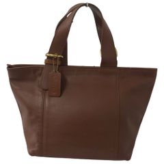 COACH レザー トートバッグ ブラウン 9847 - メルカリ
