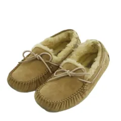 アグ オーストラリア UGG australia モカシン シューズ ボア リボン US7 24.0cm ベージュ /MIのサムネイル