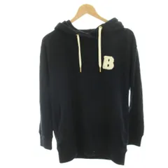 バーバリーブルーレーベル BURBERRY BLUE LABEL ニットパーカー スウェット 長袖 ロゴ 38 紺 ネイビー プルオーバー E1P90-832-29 /HNのサムネイル