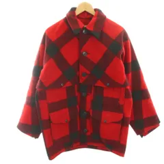フィルソン FILSON ダブルマッキーノ クルーザージャケット ウール チェック 38 赤 レッド 黒 ブラック /HNのサムネイル