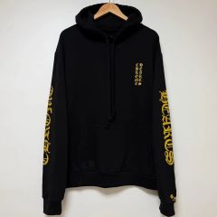 希少】クロムハーツ 1988 ロゴパーカー L 黒金 - メルカリ