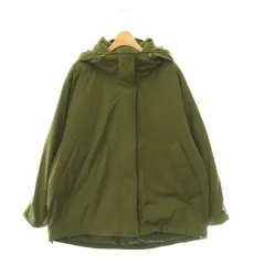 スピック&スパン Spick&Span 24AW 撥水フーデッドダウンハーフコート ダウンジャケット アウター ジップアップ 34 カーキ 24020200803040 /HS ■OSのサムネイル