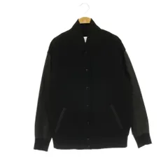 ルシェルブルー LE CIEL BLEU ラムレザー切り替え中綿スタジャン ジャケット ライナー付き 38 ブラック /HK ■OSのサムネイル