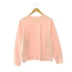 エイトン ATON NATURAL DYED URAKE  オーバーサイズスウェットシャツ プルオーバー 長袖 00 ピンク /HK ■OSのサムネイル