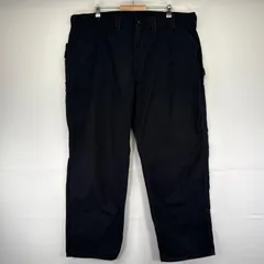 古着 カーハート Carhartt パンツ ペインターパンツ ワーク ワンポイントロゴ 大きいサイズ 作業着 W46×L32  ブラック系 メンズのサムネイル