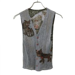 激レア PLEATS PLEASE 1998AW タイガーキャット ベスト 3 - メルカリ