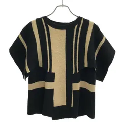 AKIRA NAKA アキラ ナカ 23SS Katja assembled knit アッセンブルニットプルオーバー AS2333-BKBE ブラック 1のサムネイル