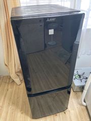 三菱冷凍冷蔵庫 MR-P15ED-KK 146L 2019年製 ファン式による自動霜取り 