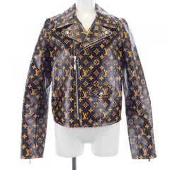 ルイヴィトン LOUIS VUITTON レザーライダースジャケットのサムネイル