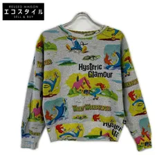 HYSTERIC GLAMOUR　ヒステリックグラマー　×WOODY WOODPECKER 0151CS06 グレー コットン 総柄 スウェットプルオーバー　FREEのサムネイル