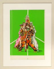 T*︎様 ジョジョの奇妙な冒険 複製原画 SBL ジョニィ&ジャイロ