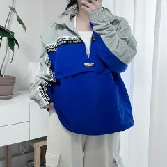 正規品 adidas アディダス グレーブルー バイカラー Anorak（アノラック） L