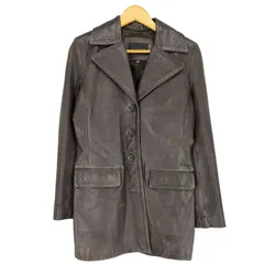 バナナリパブリック BANANA REPUBLIC 90-00S general leather 本革 ショートレザーコート レディース  Sのサムネイル