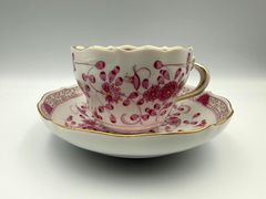 希少・1級品】マイセン 朝顔 二つ花 カップ＆ソーサー 美品 - メルカリ