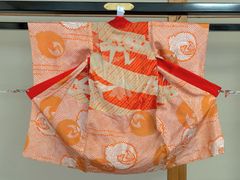 子供 着物 七五三 女の子 正絹 花柄 絞り 刺繍 wk1 - メルカリ