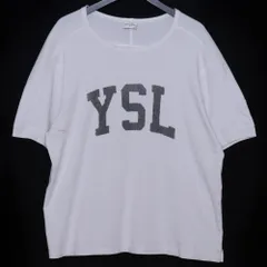 SAINT LAURENT ヴィンテージロゴTシャツ XLサイズ ホワイト 667856 Y36JGのサムネイル