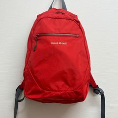 mont-bell 몽벨 배낭 배낭 데이팩 나일론 레드 레드 아웃도어 등산 통학