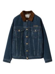 定価54万】miumiu コーデュロイブラックデニムジャケット - メルカリ