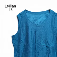 Leilian レリアン タンクトップ 15号 大きいサイズ 綿100% 綺麗色のサムネイル