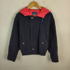 HELLY HANSEN ヘリーハンセン ウールジャケット フード付き 切替 ネイビー M メンズ 古着 アメカジ ストリートのサムネイル
