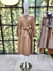 美品 FOXEY ダズルフェイス カシミヤ ロングリバーコート フォックス