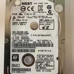 【正常】HGST 320GB HDD HTS545032A7E660 2.5インチ SATA 動作確認済 フォーマット済 a22のサムネイル