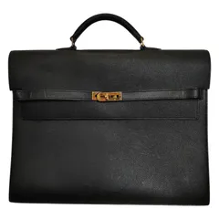 Hermes エルメス ケリーデペッシュ ゴールド金具 □K刻印 ブリーフケース ビジネスバッグ 38 ブラックのサムネイル