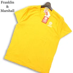 【新品 イタリア製】 Franklin & Marshall フランクリン＆マーシャル 半袖 ロゴ Vネック カットソー Tシャツ Sz.L メンズのサムネイル