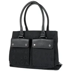 ブルガリ BVLGARI ロゴマニア トートバッグ キャンバス ブラック レディース 【中古】のサムネイル