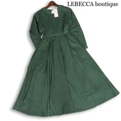 新品★ LEBECCA boutique レベッカブティック 【鐘を鳴らすワンピース】 長袖 ロング フレア ワンピース Sz.F レディースのサムネイル
