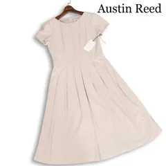 未使用 定価7.5万★ Austin Reed オースチンリード 春夏 半袖 ストレッチ フレア ワンピース Sz.38 レディース オケージョンのサムネイル