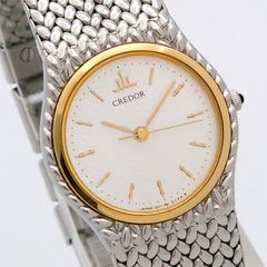 SEIKO セイコー クレドール 7371-0040 K18腕時計 電池新品 - メルカリ