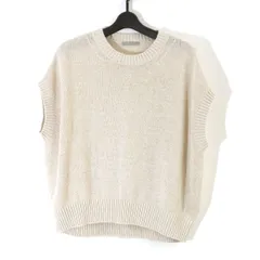 theory luxe セオリーリュクス 25SS Bozz Aubree Sweater コットンリネンニットベスト 38 03-5201750のサムネイル