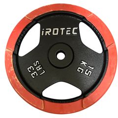 IROTEC ラバーコーティング ダンベルプレート 15kg 1枚 - メルカリ