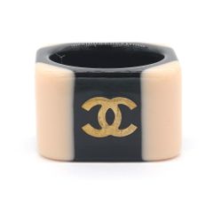 CHANEL ヴィンテージ ココマーク プラスチック スクエアスタッズ 