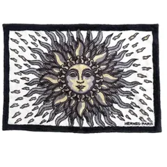 美品✨ エルメス ビーチタオル 太陽 Sun バスタオル ホワイト ⭐️美品⭐️ エルメス ビーチタオル 太陽 Sun バスタオル ホワイト