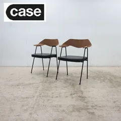 展示品 ACTUS アクタス Case Furniture ケース・ファニチャー 675 CHAIR ダイニングチェア/アームチェア 2脚セット レザー/革 14万のサムネイル