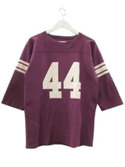 アンユーズド UNUSED フットボールシャツ Tシャツ 半端袖 丸首 パープル 紫 3 綿 コットン トップスのサムネイル