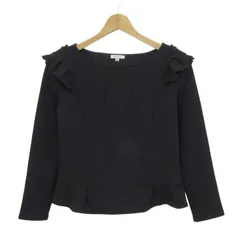 トッカ カットソー シャツ トップス 長袖 ストレッチ レディース Mサイズ ブラック TOCCA 【中古】のサムネイル