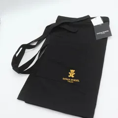 ソニアリキエル サロンエプロン ブランド 無地 ストレッチ 日本製 レディース ブラック Sonia Rykielのサムネイル
