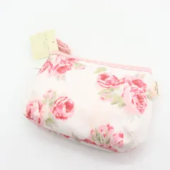 ローラアシュレイ エコバッグ 鞄 カバン ブランド 花柄 ドット柄 レディース ピンク Laura Ashley 【中古】のサムネイル