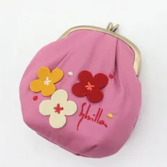 シビラ コインケース 小銭入れ 財布 ウォレット がま口 レディース ピンク Sybilla 【中古】のサムネイル