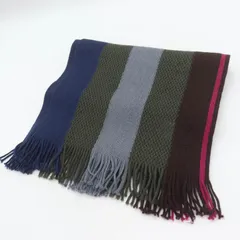 ポールスミス マフラー ブランド ストライプ柄 ウール メンズ マルチカラー Paul Smith 【中古】のサムネイル