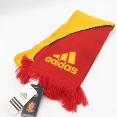 アディダス マフラー ブランド ロゴマーク スポーツ スペインサッカー連盟 メンズ レッド adidasのサムネイル